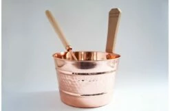 Zwembad Benodigdheden Verkoopwinkel -Zwembad Benodigdheden Verkoopwinkel 4living cadeau set sauna emmer copper 1