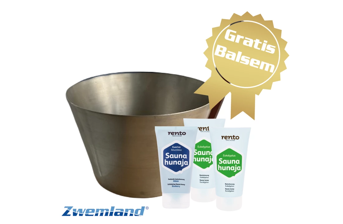 Blumenberg Sauna Emmer 5 Liter - Champagne - Gratis Sauna Balsem 4 Blumenberg Sauna Emmer 5 Liter - Champagne - Gratis Sauna Balsem - Afbeelding 2