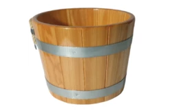 Blumenberg Sauna Emmer Lariks 5 Liter Blank Gelakt Met Handvat -Zwembad Benodigdheden Verkoopwinkel blumenberg sauna emmer lariks 5 liter blank gelakt 1