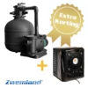 Leo Summerfun Warmtepomp + Quick Clean Zandfilterset 6m3 -Zwembad Benodigdheden Verkoopwinkel leo summerfun warmtepomp quick clean zandfilterset