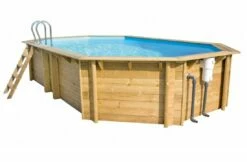 Proswell Houten Zwembaden Tropic Houten Zwembad Octo+ 5.10 4.95 X 3.45 X 1.20 Meter