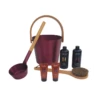 Rento Cadeau SetSauna Emmer Bordeaux Rood -Zwembad Benodigdheden Verkoopwinkel rento cadeau set sauna emmer bordeaux rood