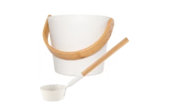 Rento Cadeau SetSauna Emmer Wit -Zwembad Benodigdheden Verkoopwinkel rento cadeau set sauna emmer wit 1