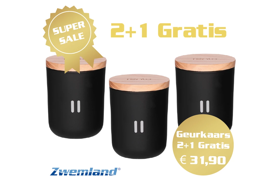 Rento Geurkaars Dennen - 2+1 Gratis 4 Rento Geurkaars Dennen - 2+1 Gratis - Afbeelding 2