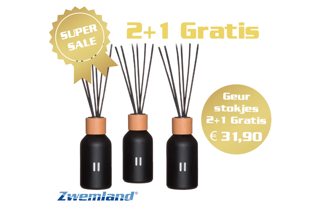Rento Geurstokjes Dennen - 2+1 Gratis 4 Rento Geurstokjes Dennen - 2+1 Gratis - Afbeelding 2