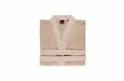 Rento Rento Badjas Kenno L/XL Beige/wit -Zwembad Benodigdheden Verkoopwinkel rento rento badjas kenno l xl beige wit 2