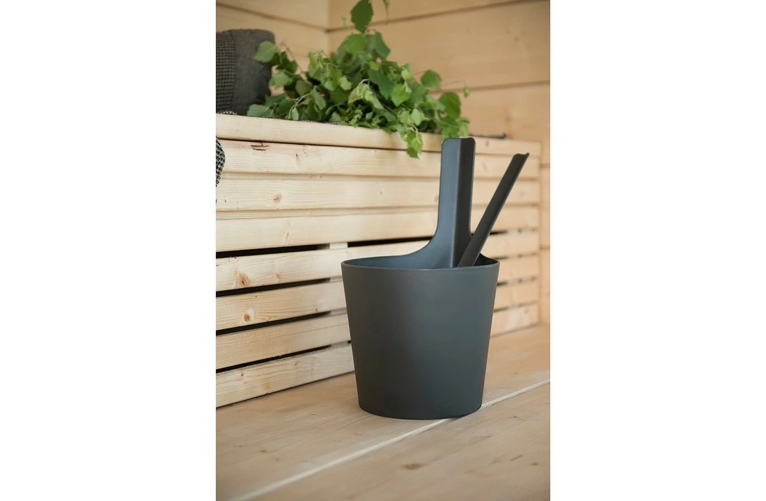 Rento Rento Pisara Sauna Emmer Set Zwart 5 Rento Rento Pisara Sauna Emmer Set Zwart - Afbeelding 3