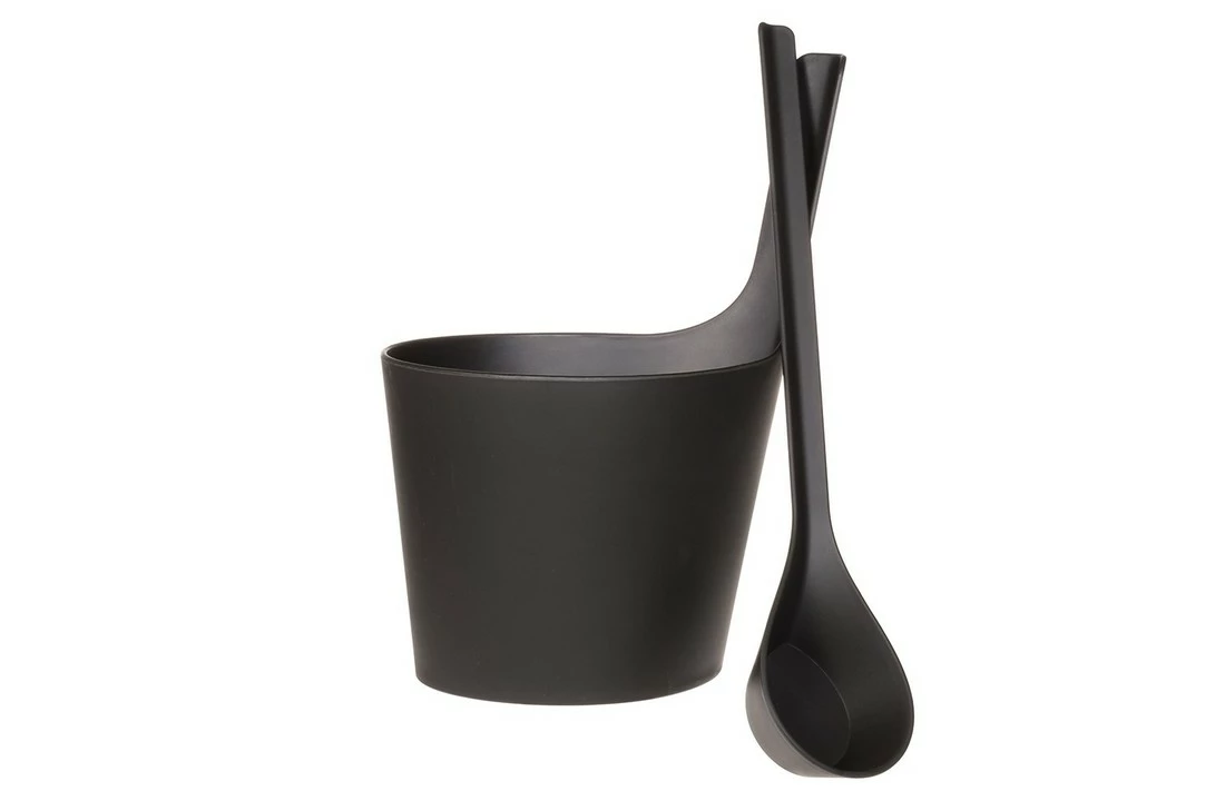 Rento Rento Pisara Sauna Emmer Set Zwart 3 Rento Rento Pisara Sauna Emmer Set Zwart