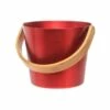 Rento Rento Sauna Emmer Aluminium Met Bamboe Handvat Rood -Zwembad Benodigdheden Verkoopwinkel rento rento sauna emmer aluminium met bamboe handv 2