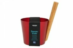 Rento Rento Sauna Emmer Aluminium Rood -Zwembad Benodigdheden Verkoopwinkel rento rento sauna emmer aluminium rood 2