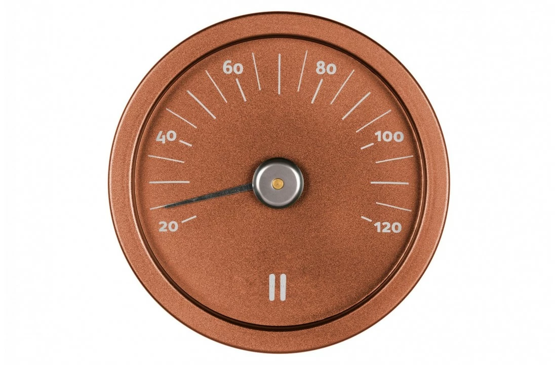 Rento Rento Sauna Thermometer Aluminium Rond Koperbruin 3 Rento Rento Sauna Thermometer Aluminium Rond Koperbruin