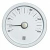 Rento Rento Sauna Thermometer Aluminium Rond Zilvergrijs
