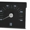 Rento Rento Sauna Thermometer Aluminium Vierkant Bruin/zwart -Zwembad Benodigdheden Verkoopwinkel rento rento sauna thermometer aluminium vierkant b