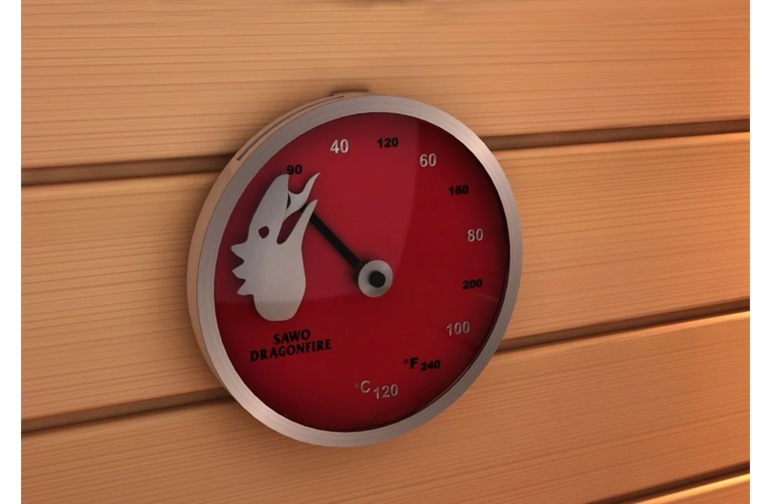 Sawo Sauna Produkten Sawo Dragonfire Thermometer 3 Sawo Sauna Produkten Sawo Dragonfire Thermometer