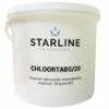 Starline Starline Chloortabs / Chloortabletten 20 Grams 5 Kg -Zwembad Benodigdheden Verkoopwinkel starline starline chloortabs chloortabletten 20 gr